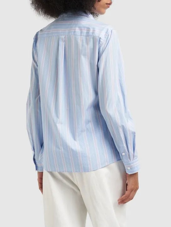 Weekend Max Mara   Bahamas striped cotton poplin shirt 