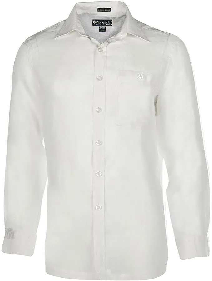 Weekender Sportswear Men's Pavillion Linen LS Shirt,    Style#M03102L