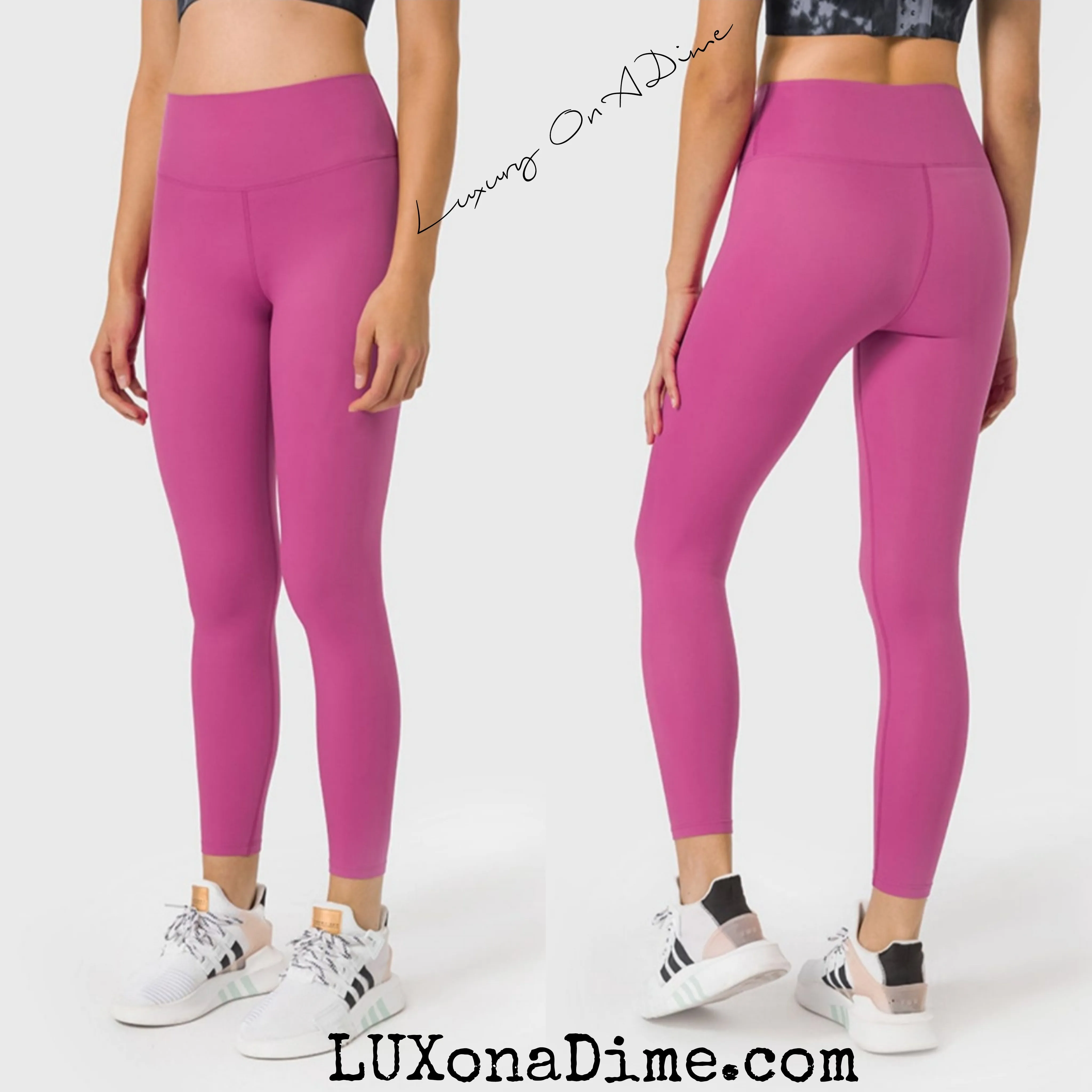 Wide High-Waist Cropped Athletic Yoga Legging Pants