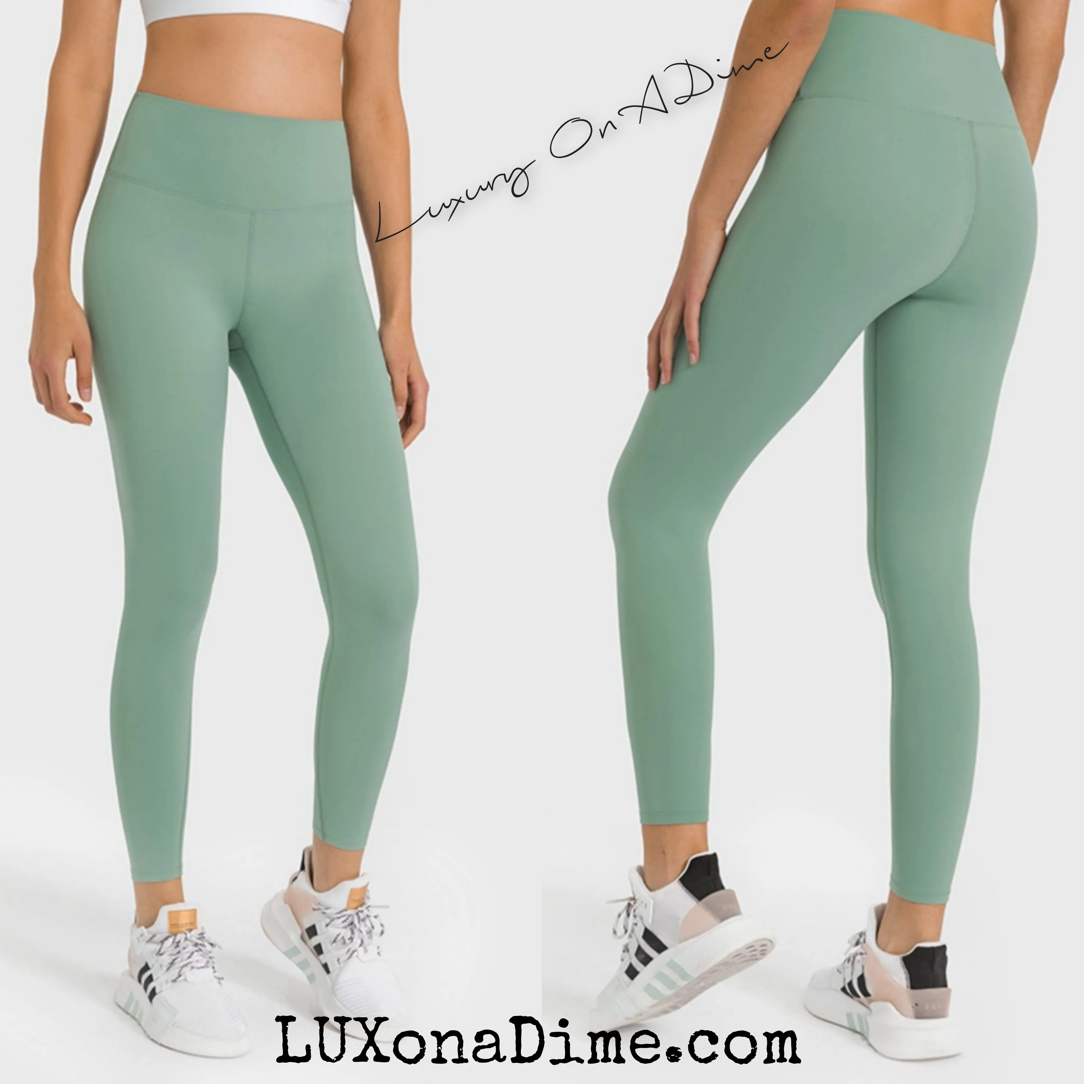 Wide High-Waist Cropped Athletic Yoga Legging Pants