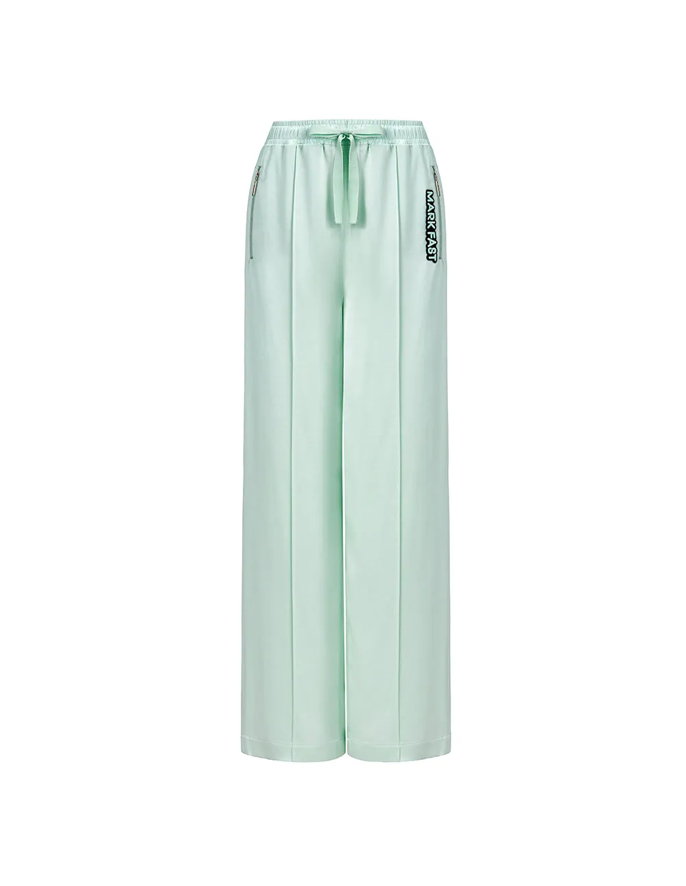 Women High Waist Straight Cut Wide Leg Pants