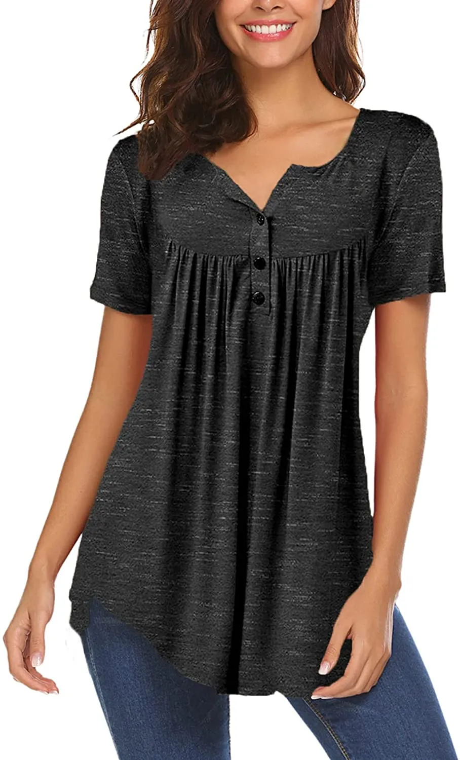 Women's Casual Long Sleeve Henley