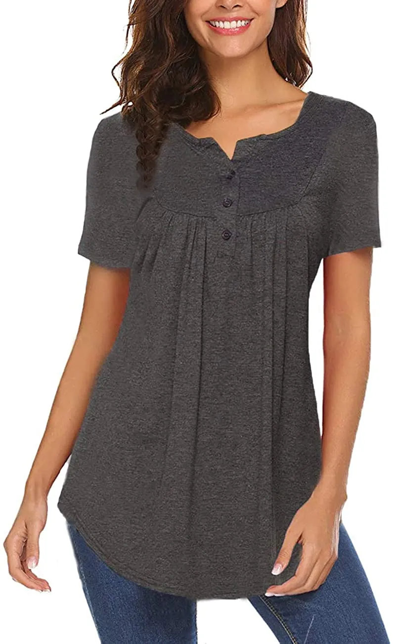 Women's Casual Long Sleeve Henley