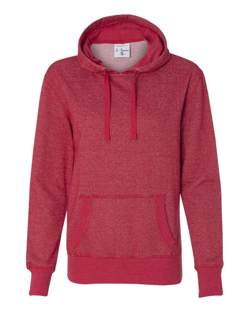 Women's Glitter French Terry Hooded Pullover-H