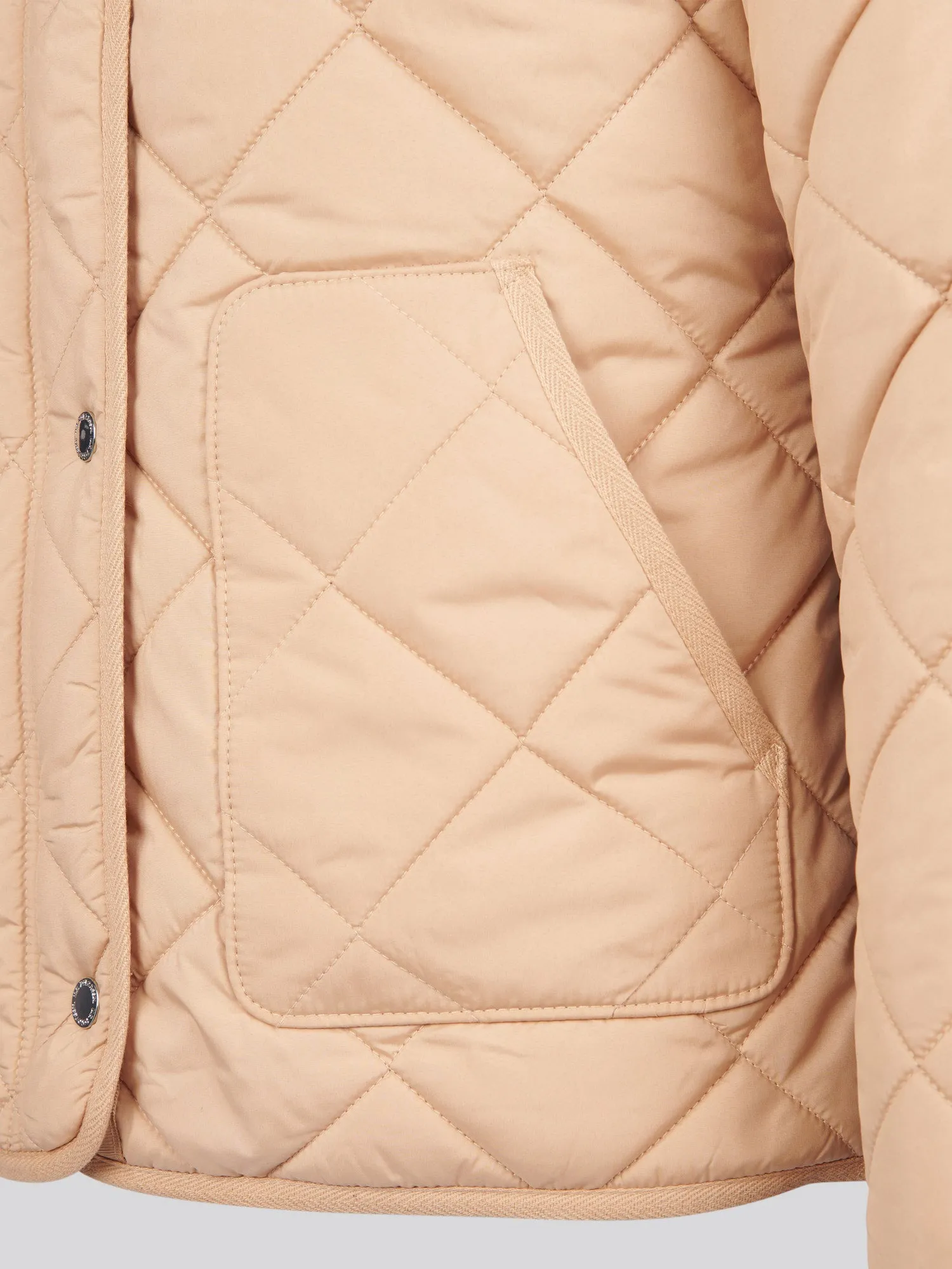 Womens Lightweight Quilted Jacket in Cuban Sand