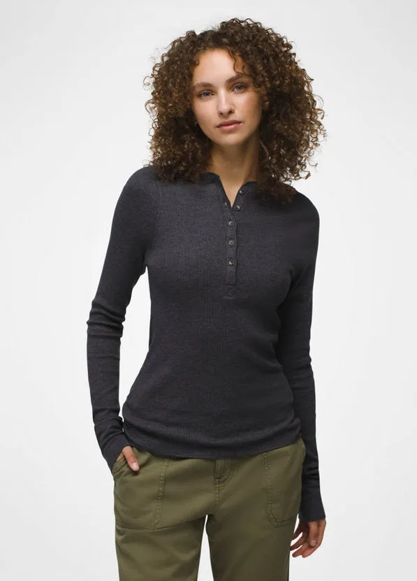 Women's Touchstone Henley - Charcoal Heather