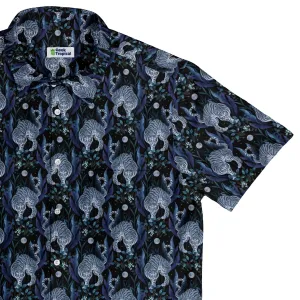 Year of the Tiger Blue Button Up Shirt