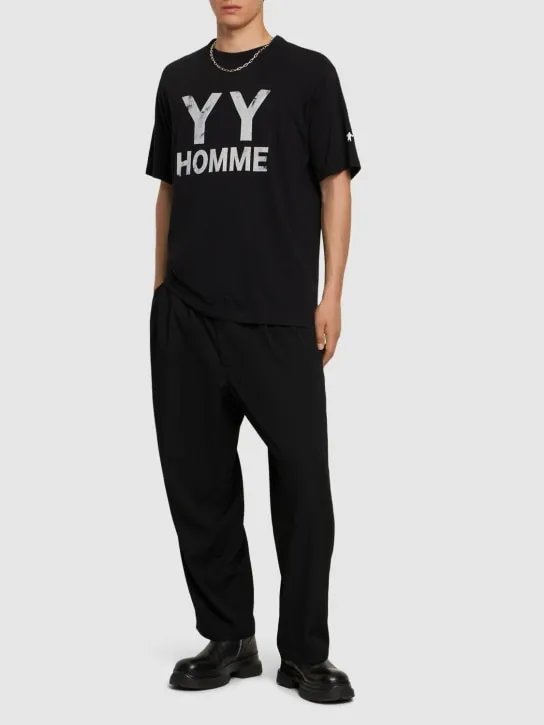 Yohji Yamamoto   YYH printed cotton t-shirt 