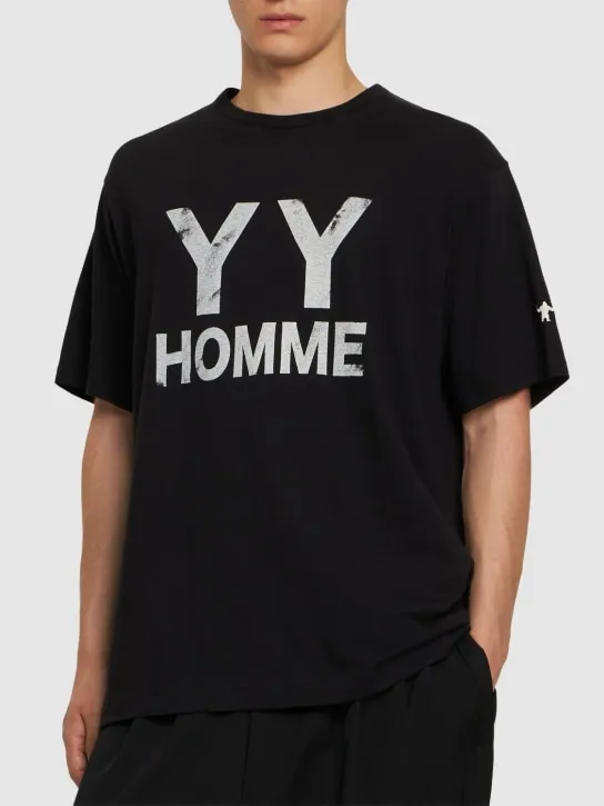 Yohji Yamamoto   YYH printed cotton t-shirt 