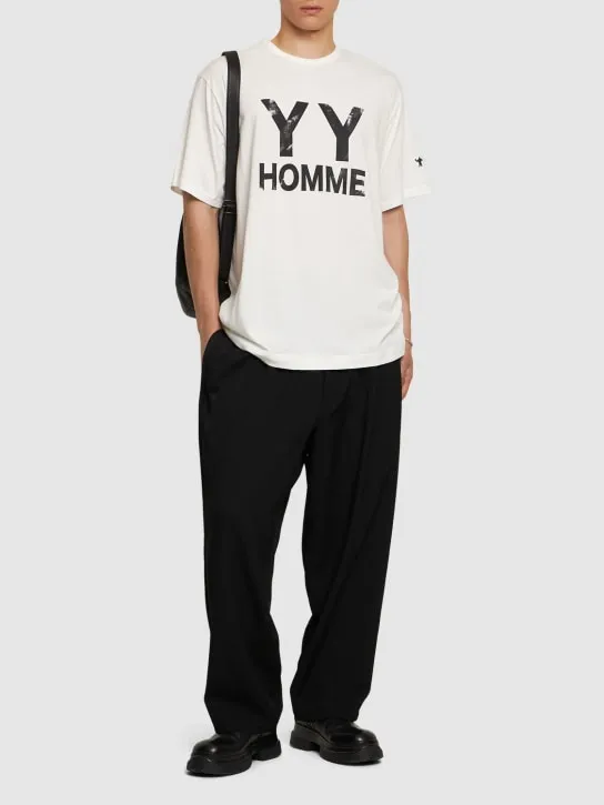 Yohji Yamamoto   YYH printed cotton t-shirt 