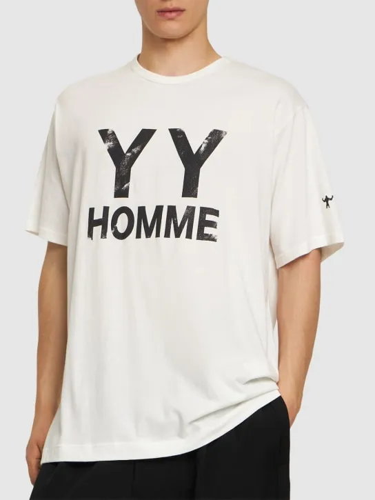 Yohji Yamamoto   YYH printed cotton t-shirt 